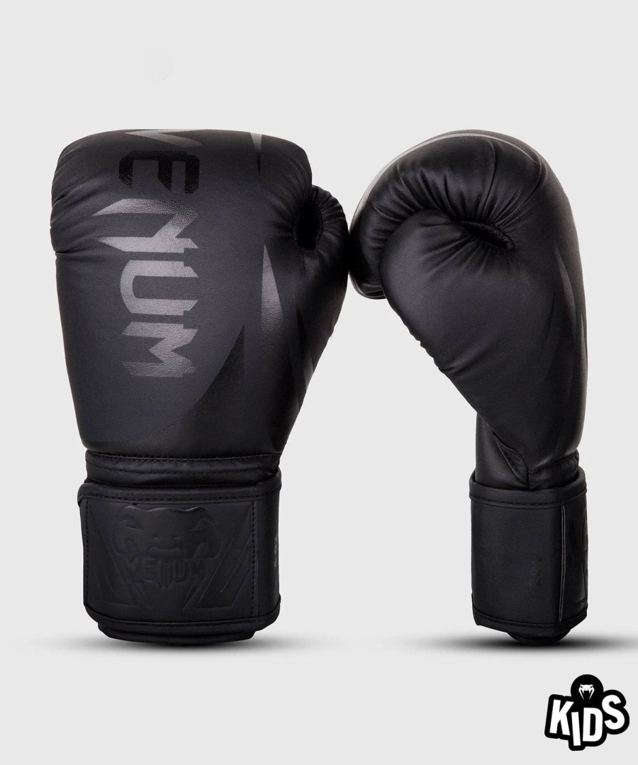 Kids Venum  | Venum Challenger 2.0 Kids Boxing Gloves - Black/Black