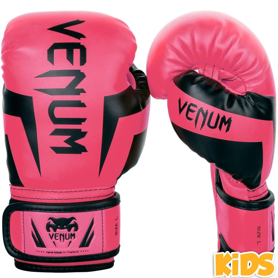 Kids Venum  | Venum Elite Boxing Gloves Kids - Exclusive - Fluo Pink