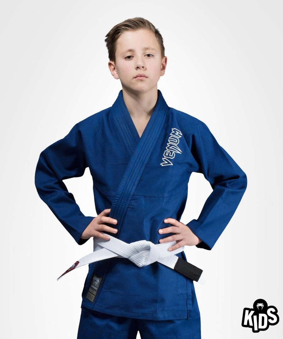 Kids Venum  | Venum Contender Kids Bjj Gi (Free White Belt Included) - Blue